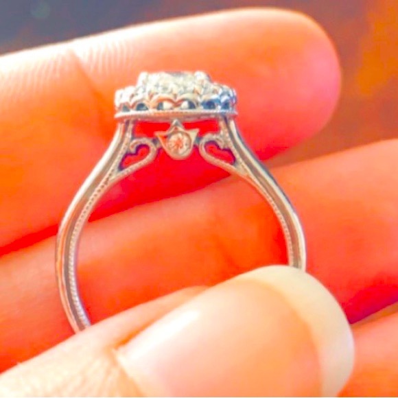 Size 5 Verragio 1 Ct Engagement Ring - Picture 1 of 2